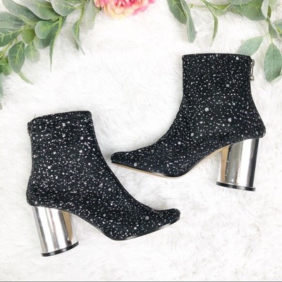 maison margiela paillettes ankle boots